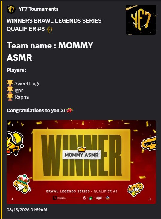 qualif8 tournament winner