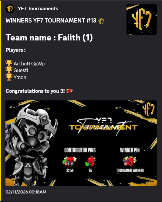 twelve tournament winner